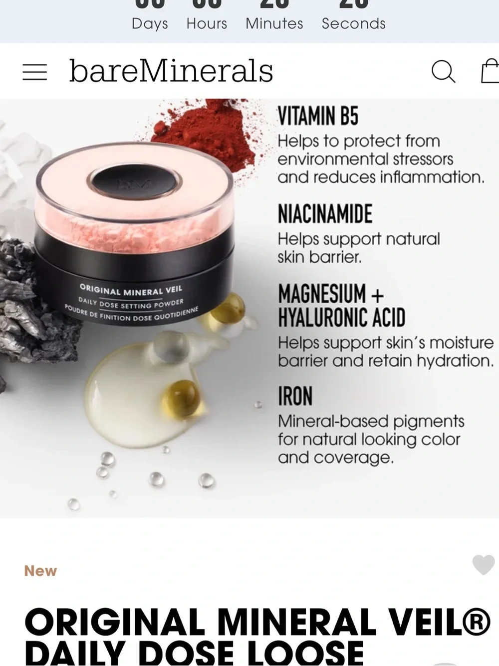 ORIGINAL MINERAL VEIL® DAILY DOSE LOOSE SETTING POWDER